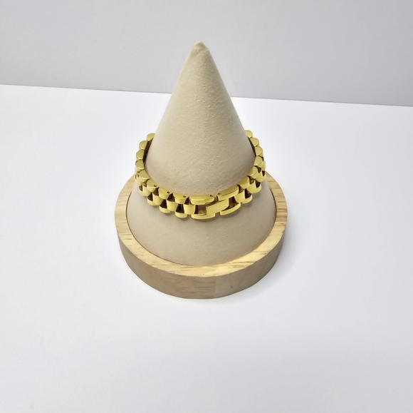 Revolve Clothing Rolex Style Link Bracelet NEW - Picture 5 of 10